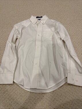 Boy’s Classic White Button-Down Shirt